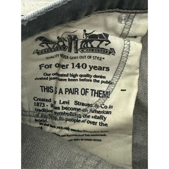 Levi’s Gray 513 Denim Jeans 30 x 31 - Picture 4 of 11